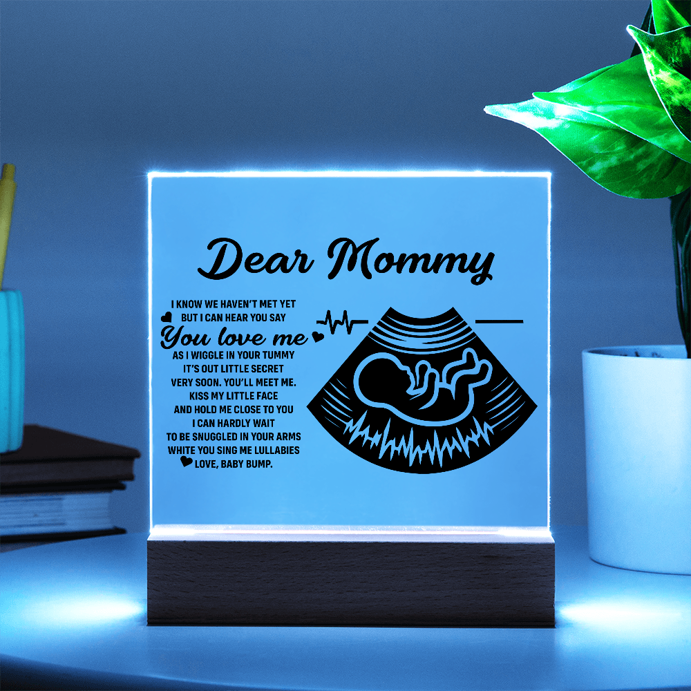 Dear Mommy | Square Acrylic Plaque