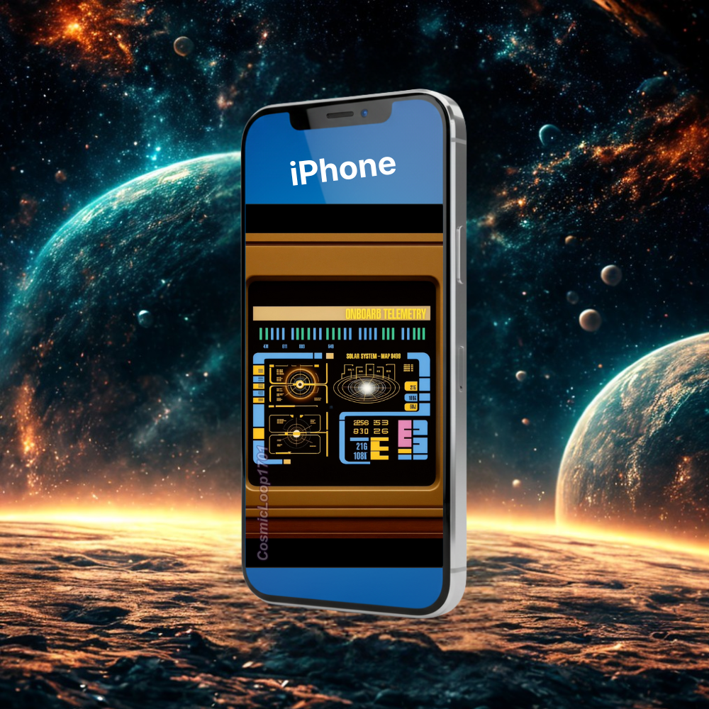 LCARS Animated Star Trek Live Wallpaper (iPhone & Android)