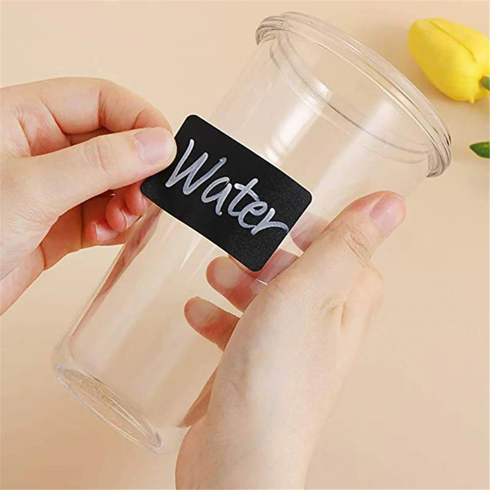 Erasable Mason Jar Chalkboard Labels