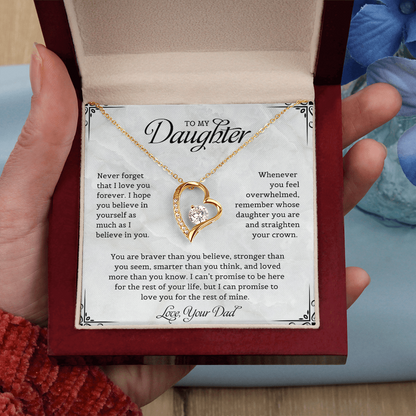 To My Daughter | Forever Love Necklace