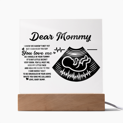 Dear Mommy | Square Acrylic Plaque