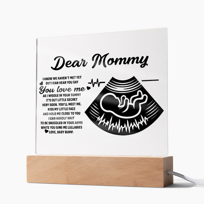 Dear Mommy | Square Acrylic Plaque