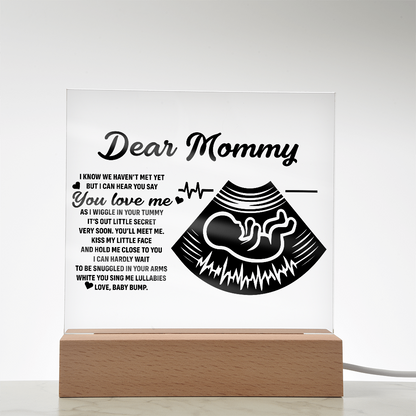 Dear Mommy | Square Acrylic Plaque