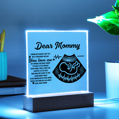 Dear Mommy | Square Acrylic Plaque