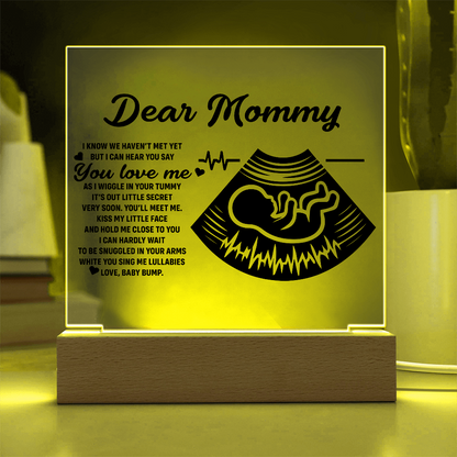 Dear Mommy | Square Acrylic Plaque