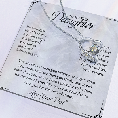 To My Daughter | Forever Love Necklace