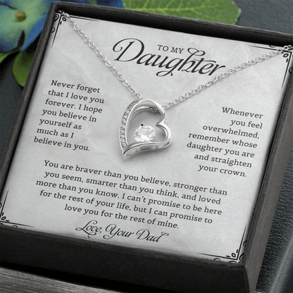 To My Daughter | Forever Love Necklace