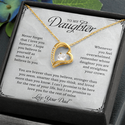 To My Daughter | Forever Love Necklace