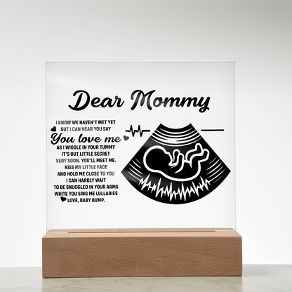 Dear Mommy | Square Acrylic Plaque