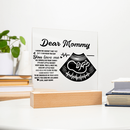 Dear Mommy | Square Acrylic Plaque