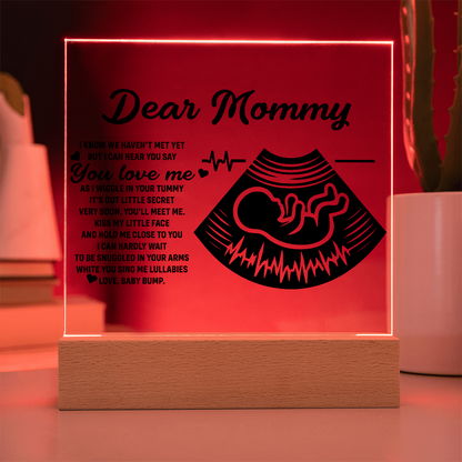 Dear Mommy | Square Acrylic Plaque