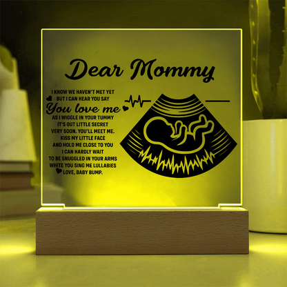 Dear Mommy | Square Acrylic Plaque